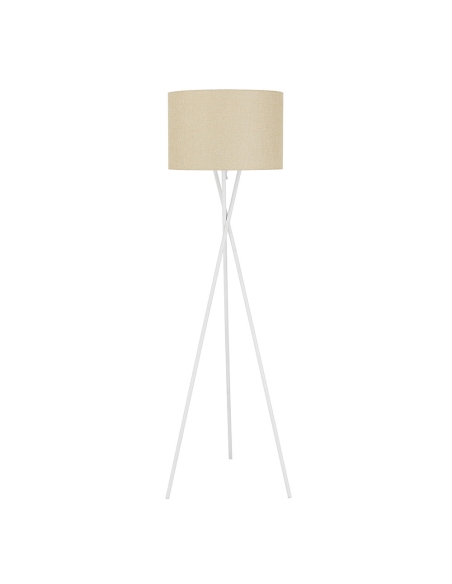 column floor lamp white